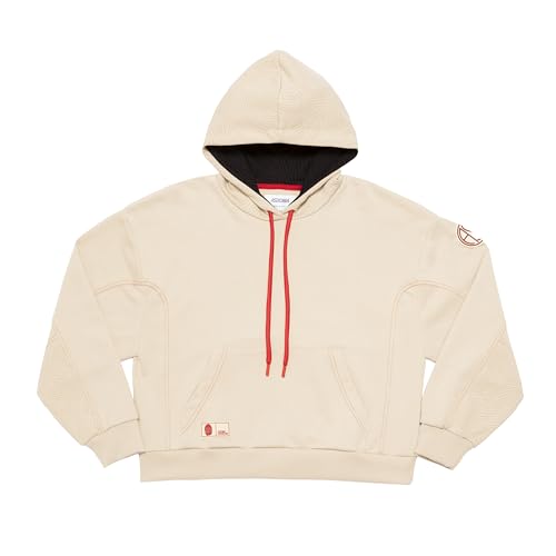 Sweat à capuche AS Roma blanc pour femme : le hoodie de supporter élégant et officiel