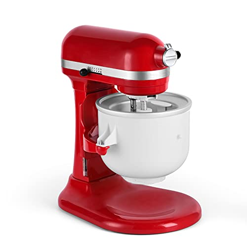Kitchood Ice Cream Maker Attachment For Kitchenaid Stand Mixer,2-Quart Frozen Yogurt - Ice Cream & Sorbet Gelato Maker,Fits 4.5 Qt And Larger Mixers(Not Fit Artisan Mini 3.5Qt Mixer) #TOP2