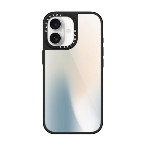 Coque iPhone 17 CASETiFY Glaze noire brillante avec protection anti-chute et aimant Magsafe