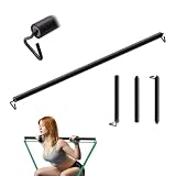 Prebene Resistance Band Bar, 26.4in or 39.4in, Workout Bar for Fitness, Portable Weightlifting Train