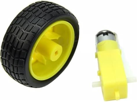 Arduino Robot Tekerlek ve DC Motor Seti - Araba Tekerlek Set