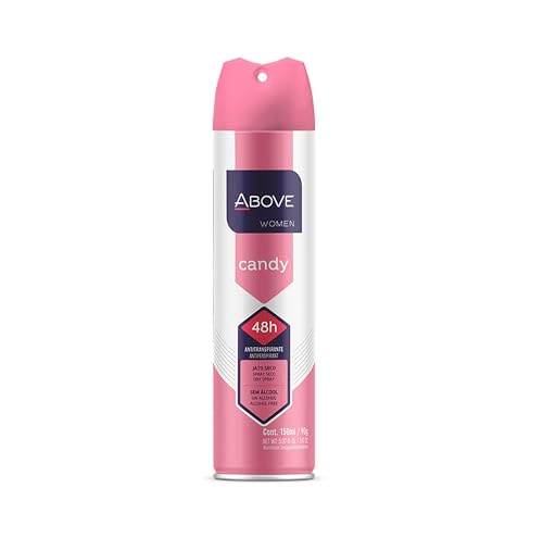 ABOVE 48 Hours Antiperspirant Deodorant, Candy, 3.17 oz - Dry Spray Deodorant for Women - Notes of Lime, Tangerine and Apricot - Antiperspirant Spray.
