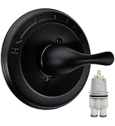 Shower Handle Replacement for Delta 13/14 Series, Single Function Shower Valve Trim Kit with Cart...