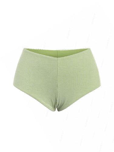 10 Best Boyshort Bikini Bottoms That Flatter Every Figure 7 seamoly Gingham Beach Swim Bottom Boyshorts