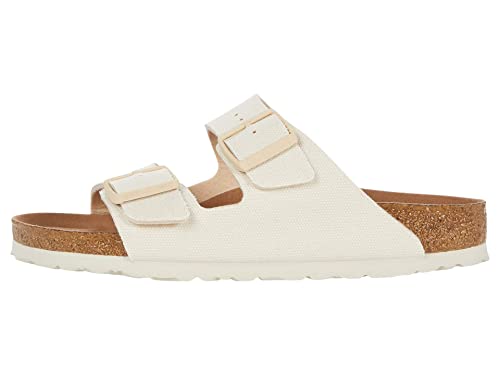 Birkenstock Arizona Vegan Canvas Eggshell Canvas EU 42 (US Men's 9-9.5, Women's 11-11.5) Regular