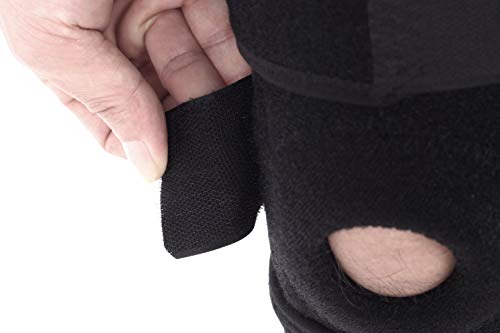 Doc Miller Knee Brace Support 11-15 Inches Small-Medium Knee Circumference - Knee Braces For Knee Pain Relieves Meniscus Tear, Arthritis, Tendonitis Pain, Adjustable Straps With 4 Spring Stabilizer #TOP4
