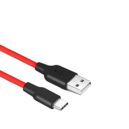 Hoco X21 2.A Silicone Quick Charging Cable (Type C Cable, Red)