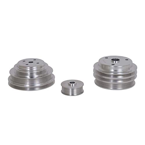 Bbk 1598 Underdrive Pulley Kit For Gm 305/350 F-Body/Truck - 3 Piece Cnc Machined Aluminum #TOP6
