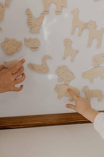 Leaping Learning Magnetic Forest Animals for Toddlers 1-3, Wooden Magnets - image 5
