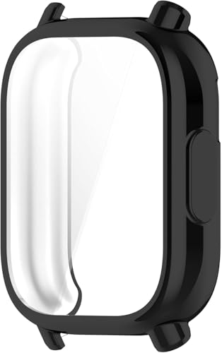 Image of M.G.R.J Soft & Flexible TPU Front Protection Case Cover for Redmi Watch 5 Active (2 inch inch) (Black)