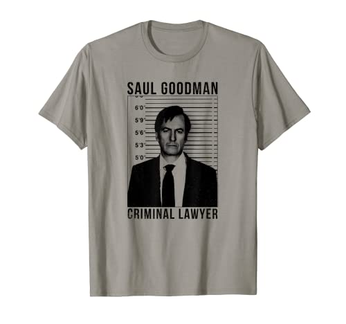 Better Call Saul Abogado Criminal Mugshot Camiseta