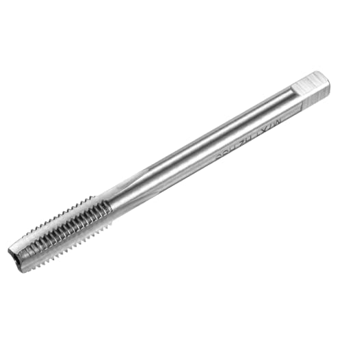 M METERXITY M7x1mm Metric Thread Tap, High Speed Steel 71mm Length Straight Flute Right Hand Thread Screw Tapping Tool for Drilling/Milling Machines/CNC Machine Tools