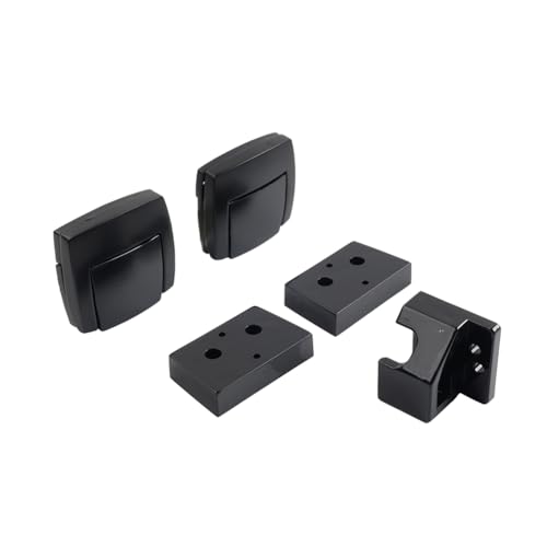 Three T Alforja con Pestillos traseros para maletero, Aluminio y ABS negro para modelos Harley Touring 1993-2013 miniatura 5