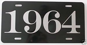 1964 64 AÑOS Etiqueta de placa de metal 6 x 12 se adapta a Ford Chevy Dodge Gto Nova Mustang Dart Chevelle Cadillac Lincoln Buick Hot Rod Muscle Car