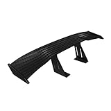 Color: negro Tuklye Wei li Firm Modelo de decoración del ala Trasera de Estilo de automóviles Instalación Simple Mini Mini Racing Spoiler de alerón Trasero Faldones Laterales (Color : Black)
