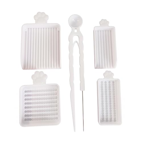 Image of Fuse Beads Professional Tool Set with Needle Tweezer,Aligner Tray，5 Pack