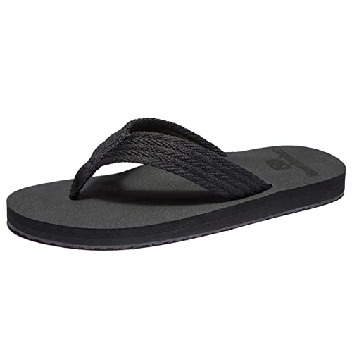 NewDenBer Mens Flip Flops Comfortable Thong Sandals Lightweight Summer Beach Sandals