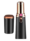 Vivitar PG-V027-BLK LED Light Painless Hair Remover, Portable And Compact Trimmer Shaver, Easy Storage And Is Travel-Friendly With Built-In LED Light For Chin Hair And Cheek Hair, Black