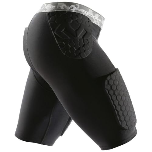 McDavid Unisex Hex Basketball-Hose Shorts, Schwarz (Black/737), S, 737-BL-S