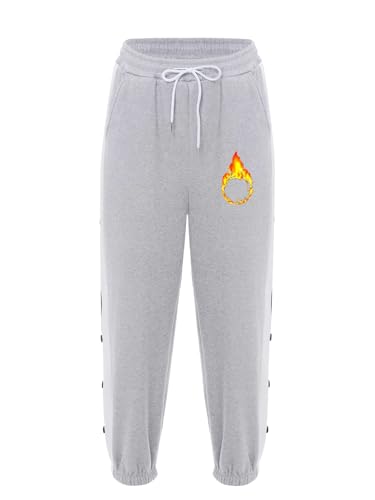 YiZYiF Kids Boys Girls Warm Fleece-Lined Drawstring Elastic Waistband Sweatpants Trousers with Pockets