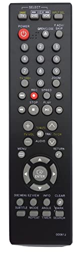 Télécommande universelle compatible avec Samsung 00061J DVD-V9800 DVD-V9700