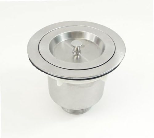 Brushed Stainless Steel Kitchen/Bar Sink Basket Strainer with Lift Out Basket