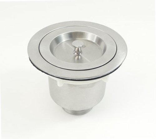 Colador para fregadero de acero inoxidable cepillado miniatura 2