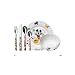 Produktbild WMF Disney Mickey Mouse Kinder Geschirrset 6-teilig, Kindergeschirr mit Kinderbesteck Edelstahl, ab 3 Jahre, Cromargan poliert, spülmaschinengeeignet
