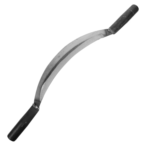 YARNOW Raspador De Corteza De Acero Manganeso Curvado Herramienta De Jardinería Resistente Multiusos para Desbastar Corteza Podas y Injertos Huertos y Jardines