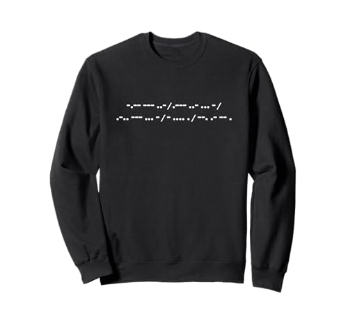 You Just Lost The Game Code Morse Message caché Amusant Sweatshirt