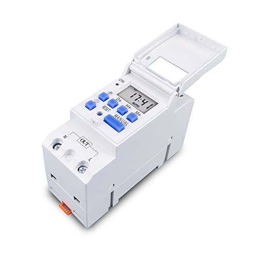 Programmateur électrique rail DIN pour gestion éclairage et chauffage - 5
