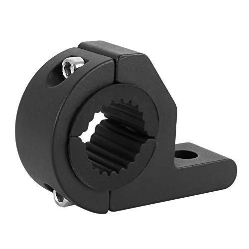 2pcs 19-30MM Universal Work Light Tube Clamp Mounting Bracket Bull Bar Pipe Mount Bracket Clamps Driving Light for Road Vehicles Car Truck Boat Black