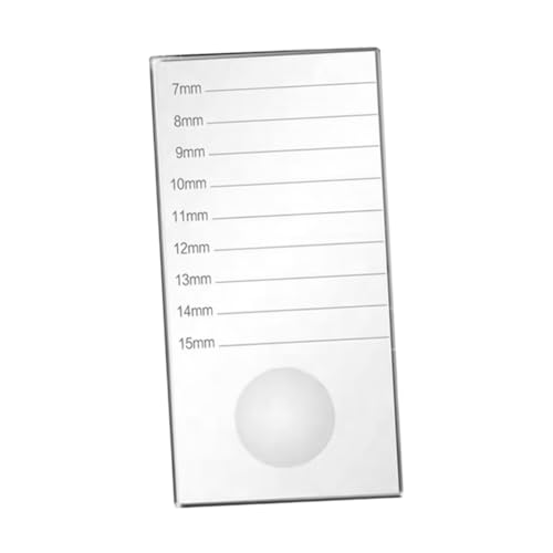 CANIGHT Glass Lash Extension Platform Lashes Glue Pallet Easy to Organize Manicure Glass Table