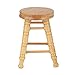 1:12 Échelle Miniature Mini Tabouret Haut de Bar Jouet pour Maison de Poupée Modèle Meuble Jouet Décor Salon Chambre Chaise En Bois Collection Figurine Tabouret Rond Jeu De Rôle Cadeau Enfants