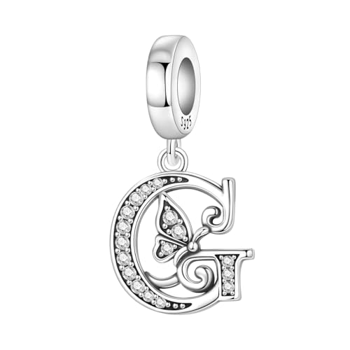 Pendentif papillon en argent 925 et zircone aux finitions joaillerie