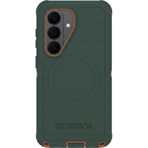 Image of OtterBox Samsung Galaxy S26 (Only) - Defender Series Case - Green Intrigue - Tough - Rugged & Durable - Samsung Galaxy Phone Case with Magnets