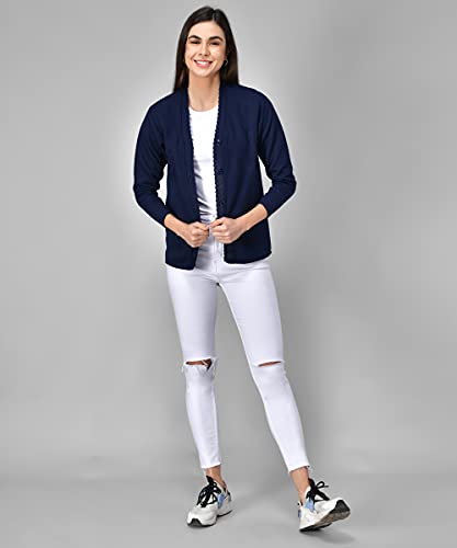 Image of eKools Women's Winterwear Woolen Sweater Cardigans