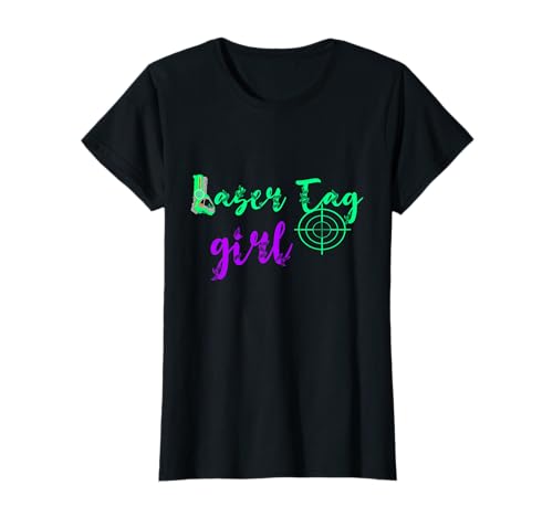 Laser Tag Girl Laser Tag Team Game Party Laser Tag Player T-Shirt