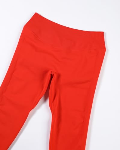 Image of AUROLA Influence Workout Leggings for Women, Seamless Compression Tummy Control Leggings Mid Rise Yoga Pants