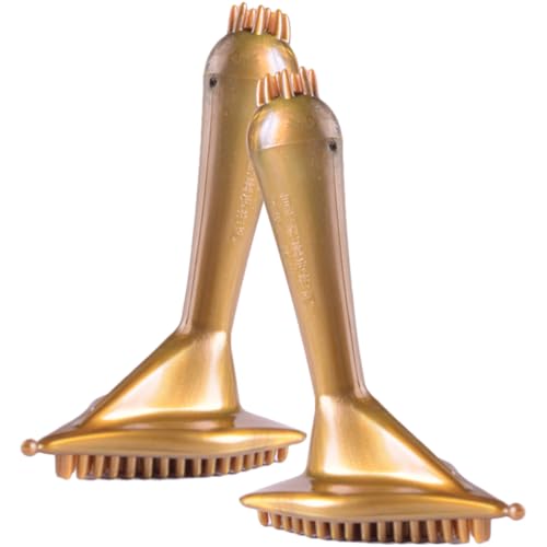 SECFOU Cepillo de Masaje Manual 2 Piezas Imán para Acupresión Corporal, Masajeador Portátil para Cuello, Espalda y Abdomen, Herramienta Multifuncional para Relajación y Bienestar en Casa
