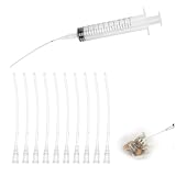 Yuannee Seringue d'alimentation, seringue de 10 ml et 10 tubes réutilisables, seringue pour pigeons, moineaux et oiseaux, outil d'alimentation manuel, seringue avec tubes pour lait et eau