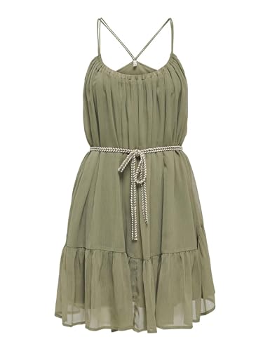 Robe à bretelles ONLY ajustable avec ceinture Onlasta Life bleu sarcelle L