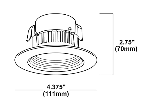 Nicor Lighting 3 Inch White Dimmable Led Recessed Downlight 4000K (Dlr3-10-120-4K-Wh-Bf) #TOP6