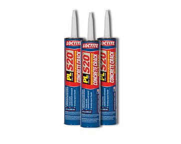 Loctite PL Polyurethane Self-Leveling Concrete Crack Sealant - Grey 10 oz. (12 Tubes per Carton)