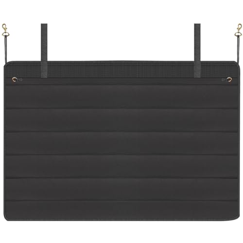SMB-125 - S-1 Gard - New Flyer 7 VkkArter Large 38'x25' Rear Bumper Guard for Cars, Foldable Trunk Mat Protector - Universal Scratch Protection for SUV, Truck, Van During Loading and Unloading & Dog Entry