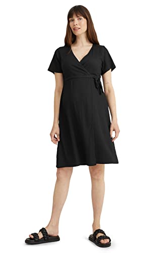 C&A Damen Kleid Wickelausschnitt unter dem Knie Empire Kleider Umstandsmode...