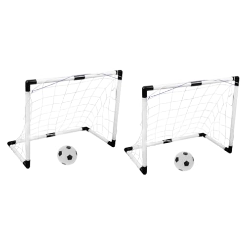 MILISTEN 2 Juegos Portería De Fútbol Infantil Puerta De Fútbol Portátil Porteria De Futbol Infantil GOL Pequeñas Porterías De Fútbol Equipo Deportivo Equipo De Futbol El Plastico