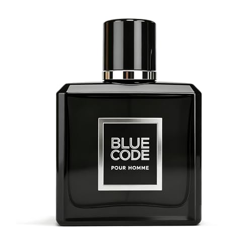 Image of AFLUXE Blue Code Eau de Parfum for Men, 3.4 Fl. Oz - Long Lasting Fresh Aquatic & Woody Fragrance, Intense Citrus & Lavender Men's Perfume