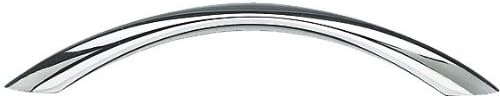 Top knobs - nouveau pull 5 1/16 centers - polished chrome