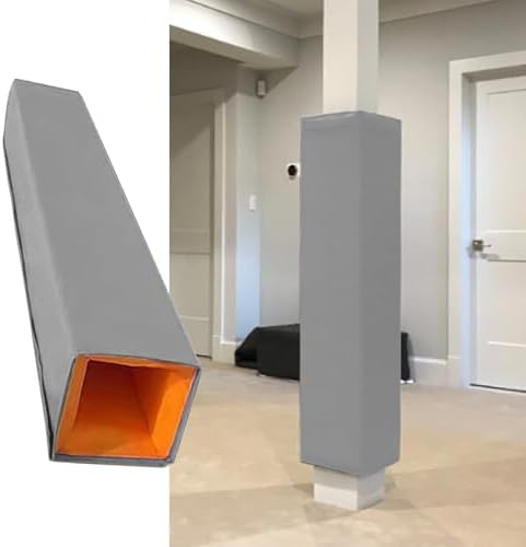 Weatherproof Basketball Pole Padding - 4ft Protective Cover for 4-8" Square Poles - Safe Wrap-Around Padding for Outdoor Playgrounds & Indoor Use - Enhance Safety & Durability